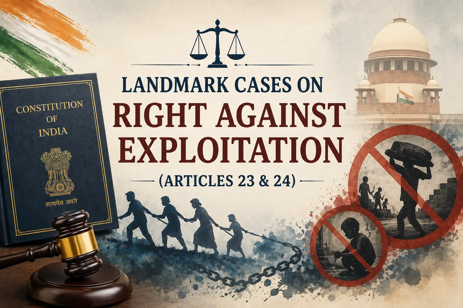 Landmark Cases on Right Against Exploitation (Articles 23 & 24)